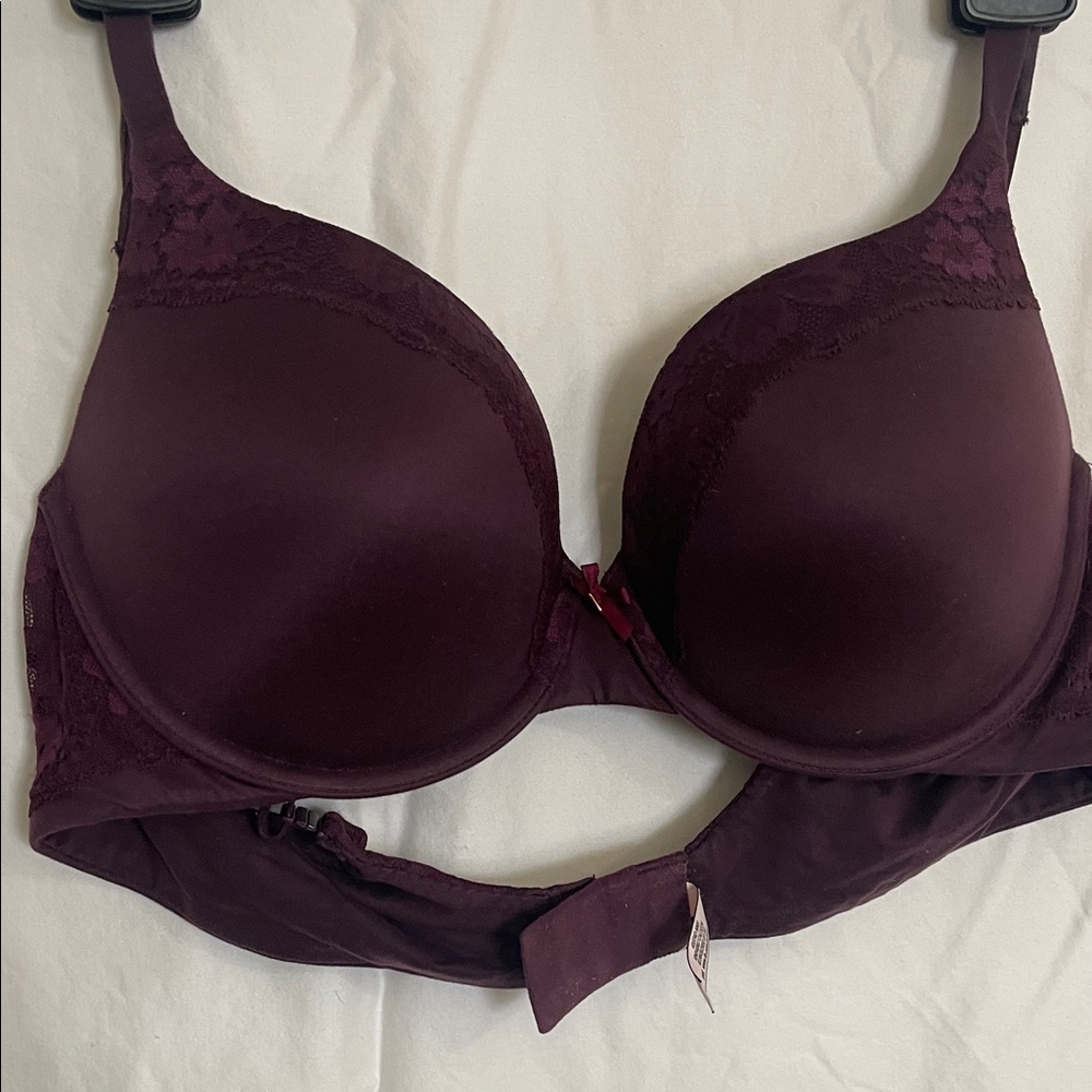 Victoria's Secret Deep Burgundy Lace Bra